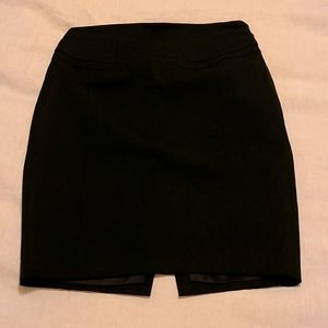 Black pencil skirt